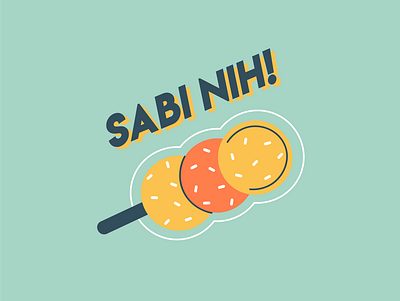 SABI NIH! - Food Logo brand identity contrast flat food icon logo logo inspiration minimal vector