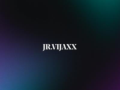 JR.VIJAXX Portfolio logo app branding design icon illustration logo typography ui ux vector