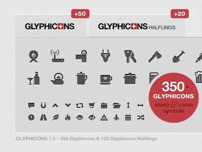 Glyphicons 1.5 android black clean icons ipad iphone lion monochromatic osx pictograms sharp slick symbols update