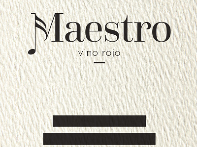 Maestro wine label