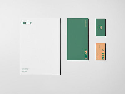 Fresli branding business card design business cards businesscard envelope envelope design graphic identity juice logo letterhead design letterhead logo logodesign minimalist minimalist logo monogram design natural logo print design stationary stationery design