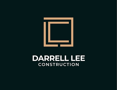 Darrell Lee - Construction Brand Identity abstract logo brand brand identity branding concept construction construction company corporate design corporate identity darrell lee design flat icon logo logo design logos logotype minimalist realestate vector