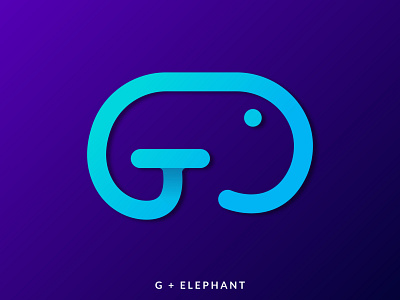 G + Elephant Logo abstract animal logo app icon app icon design branding combination mark logo design elephant elephant design elephant logo flat g elephant g letter mark graphic design logo logo design logo love logos vector