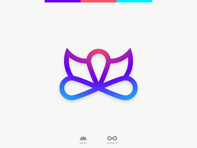 Infinity Lotus abstract app icon branding design flat graphic design graphic designer icon design illustration infinity icon infinity logo infinity lotus logo logo design logo designer logos lotus logo minimal logo modern logo vector