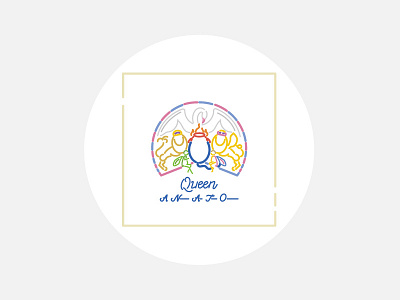 Queen "A Night At The Opera" freddie mercury line art music queen record vector art vinyl
