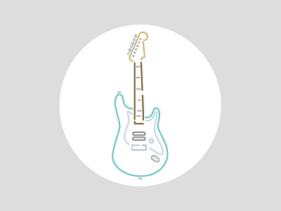 Delonge - Fender Stratocaster blink 182 fender guitar illustration line art tom delonge