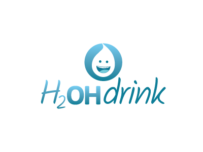 H2OH Drink - Logo Design logo