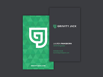 Rebranded business cards brand brand identity business card gravity jack rebrand