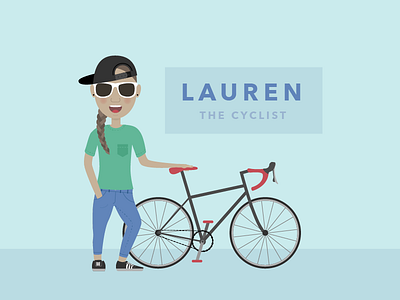 Lauren the cyclist