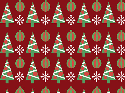 Простые украшения christmas christmas tree design illustration vector winter