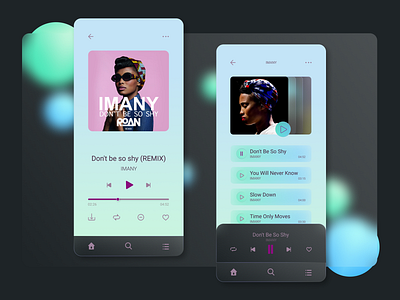 player aplication app design mobile music music app music player player ui uidesign uiux ux