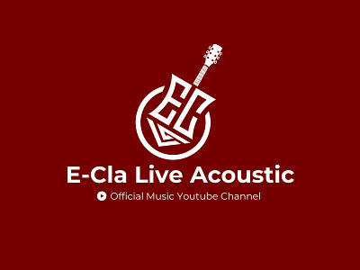 Desain Logo E-Cla Live Acoustic By Ozan design graphic design logo logo design