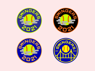 Softball Team badges
