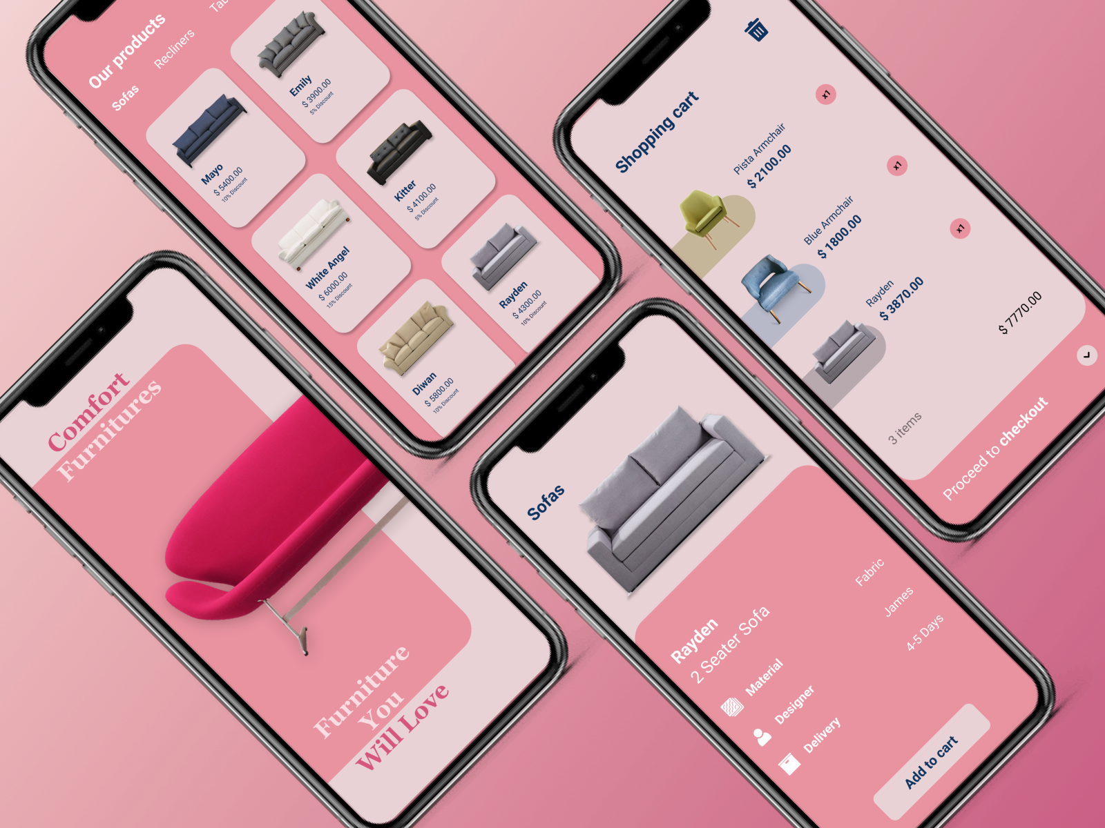 Dribbble - Furniture.png by Kalaianandan Munian