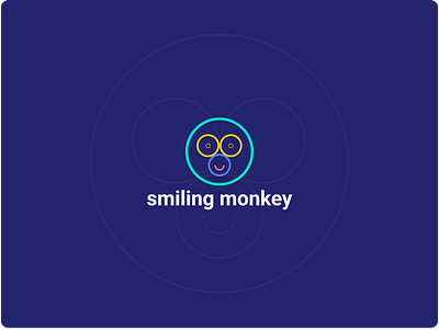 Smiling Monkey design logo ui ui design visual design