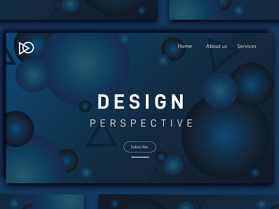 3d web design  Hero shot