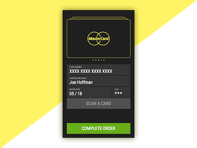 DailyUI #002 Credit Card Checkout 002 app card checkout credit creditcard daillyui payment