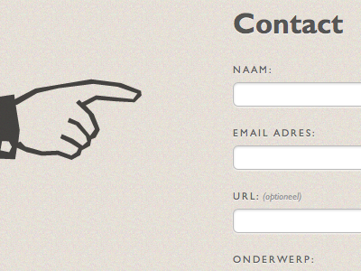 Part of my contact form @fontface css3 css3 animation error handling form