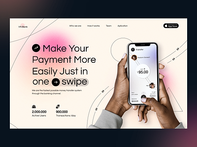 landing page - banking