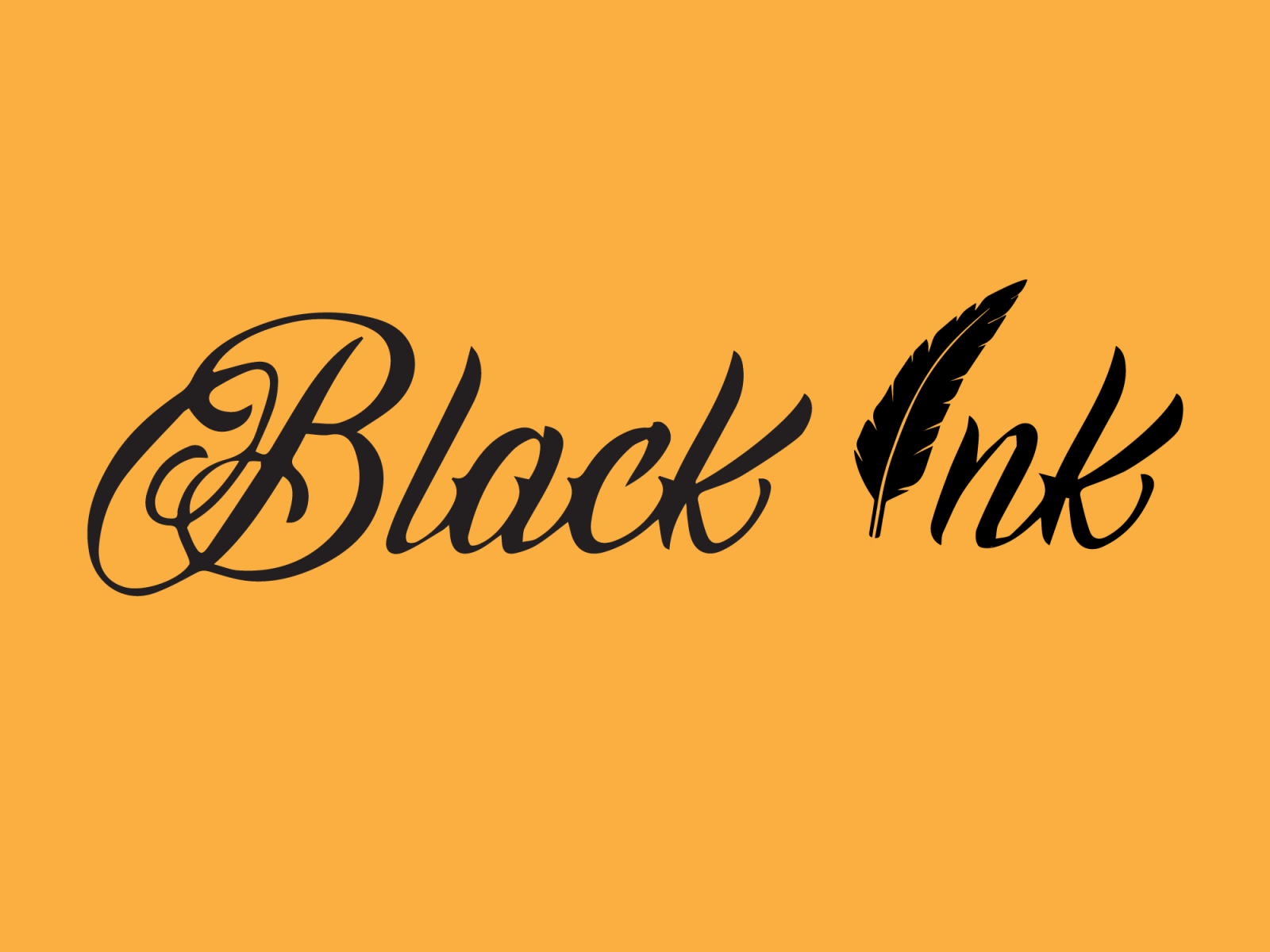 BLACK INK branding create logo creative design design icon logo logo designs typography vector web