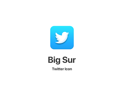 Big Sur Twitter Icon