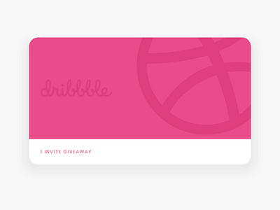 Dribbble Invite Giveaway