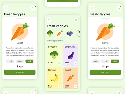 Veggies Shop App