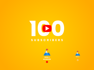 Dee Design YouTube Channel 100 Subs Celebration 100 subs adobe xd adobexd celebration createwithadobexd dee design goal achievement madewithxd subscribers youtube channel youtuber