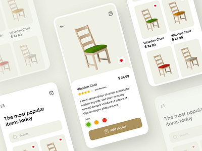 Furniture App UI Design