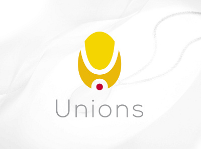 Unions company logotype art brand branding bright colors design diamond gold illustrator jewellery logo logotype luxury minimal sign sketch symbol vector