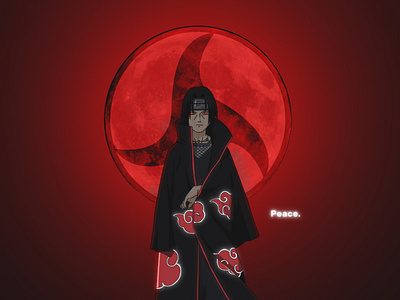 Itachi Uchiha Wallpaper by khaleel ahmad shaik on Dribbble