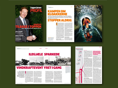 Danish Engineering Magazine, Profil art direction design graphic design magazine design typography