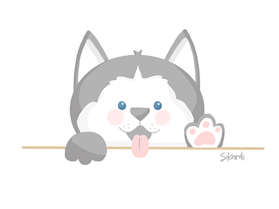 Husky Illustration