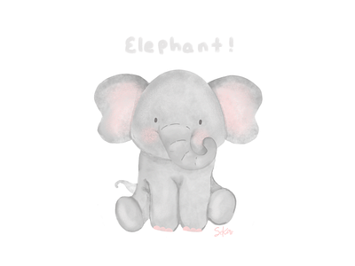 Elephant Kawaii