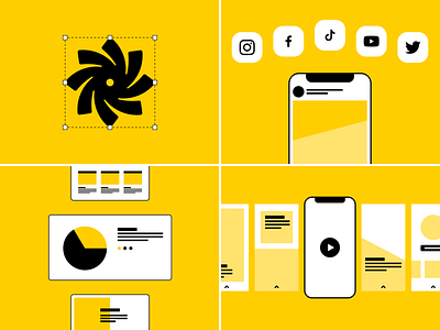 Visual Design Contents blog content design icon vector vignette