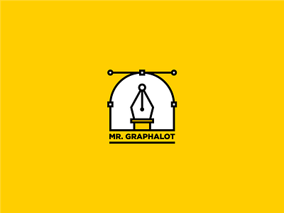 Graphic Pen Logo Design blog content design graphic arts icon logo pen vector
