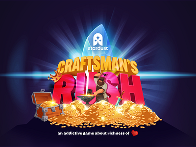 Craftsman's Rush design key visual marketing mobile game visual