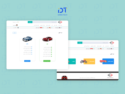 لندینگ وبسایت کیکار در حوزه فروش خودرو branding design desktop index kicar landing ui ui design ui ux uiux ux design web website xd xd design