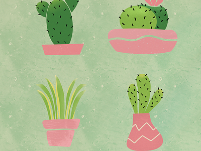 Cactus party! cute art cute illustration illustration illustration art illustrations