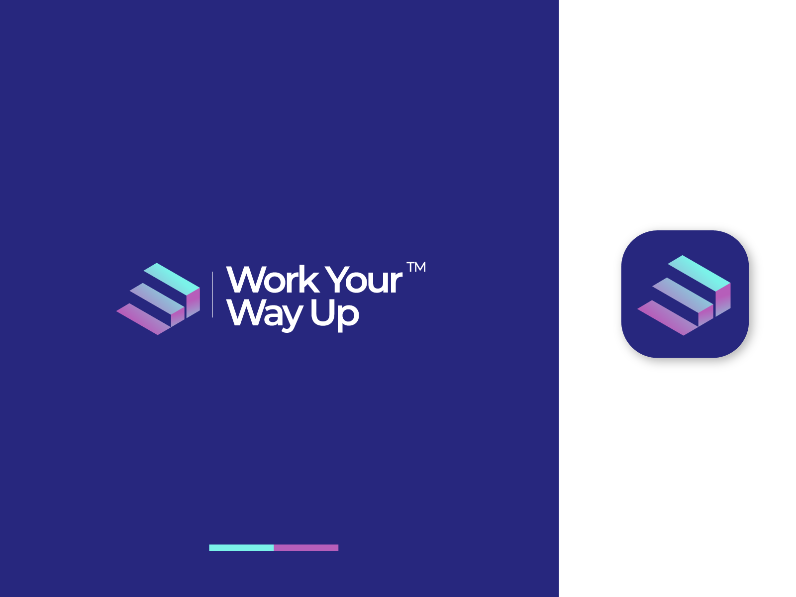 podcast-logo-work-your-way-up-by-aryan-thakur-logo-designer-on-dribbble