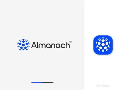 Almanach Logo #1 app app store babbel brand identity concept design designer encyclopedia german globe ideas language learning learning app logo logo maker sphere sphere logo