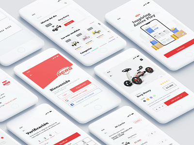 Berg Toys app app design concept design ecommerce mobile ui uiux ux