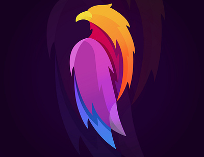 Bird adobe illustrator bird colorful illustrator mascot pet purple simple simple illustration