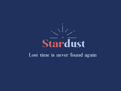 The Logo for a watch shop "Stardust"