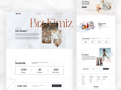 Aysunzade Tekstil - Website Concept clothing clothing website design fabric fabric web fashion fashion website design textile textile web typography ui ux web web design