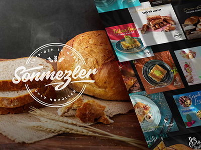 Social Media | Sönmezler Unlu Mamüller animation bakery branding food graphic design motion graphics social media