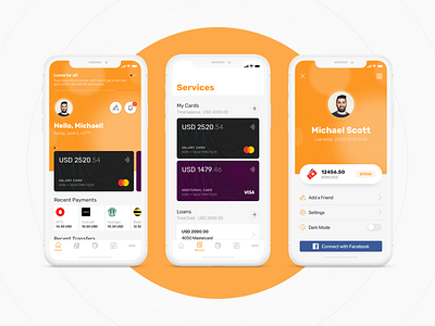 Mobile Banking App banking ios mobile app design ui