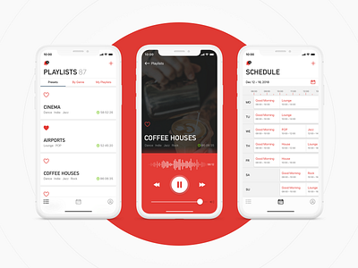 Audio-Marketing App audio ios marketing mobile app design streaming ui