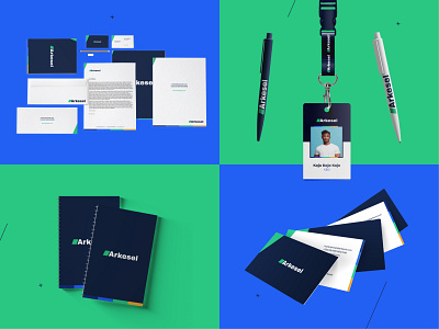 Arkesel Dribbble Brand Identity