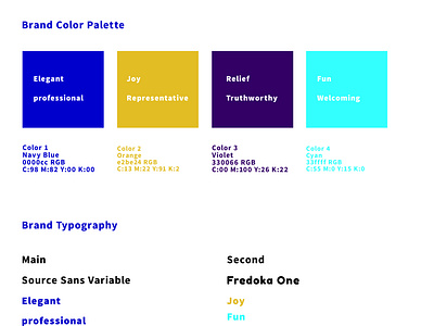 Elekhtyar Dental Clinic Color palette and reflected feelings